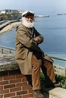 Television Canvas Print Collection: Buster Merryfield Actor Who Plays Uncle Albert In The Tv Programme Only Fools And Horses