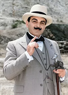 Television Collection: David Suchet plays Agatha Christies Poirot in the Television series Dbase