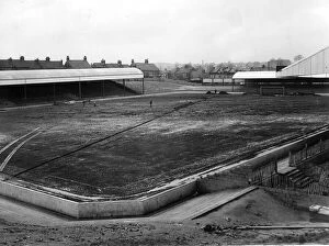 Sporting Venues Fine Art Print Collection: General view of Roots Hall, home of Southend United football club. January 1956