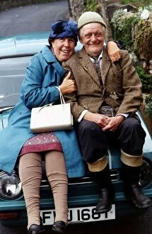 Film Pillow Collection: Kathy Staff actress plays Nora Batty in televisions LAST OF THE SUMMER WINE seen with