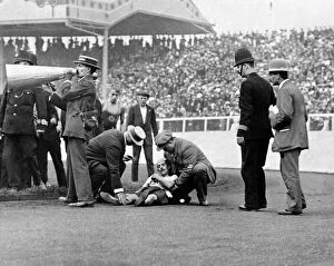 Athletics Collection: London 1908 Olympic Games One of the earliest Olympic dramas to be captured on film