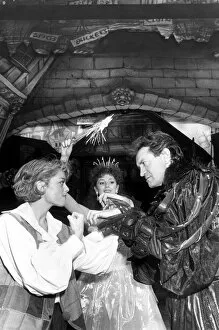 Theatre and Opera Pillow Collection: Sarah Payne, Judi Trott and Patrick Mower in Dick Whittington