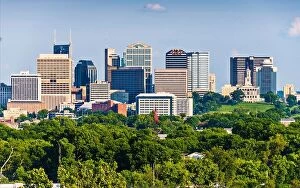 Nashville Collection: Nashville, Tennessee, USA downtown skyline