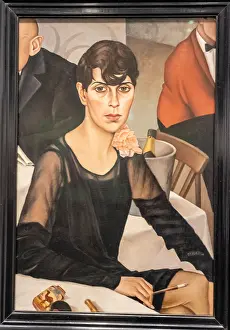 Sonja, Christian Schad, 1928, New National Gallery, Berlin, Federal Republic of Germany
