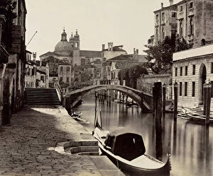 Naval And River Collection: Bridge on the Rio Ognissanti in Venice