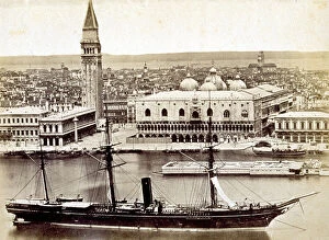 Government Offices Collection: Panorama of Venice. In the foreground, beyond the Grand Canal