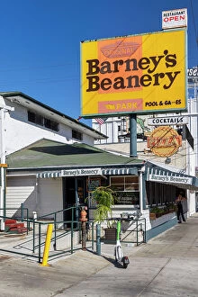 Touristic Place Collection: California, West Hollywood along Sunset Boulevard, Barney's Beanery