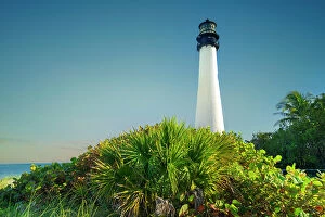 Miami Collection: Florida, Key Biscayne, Bill Baggs Cape Florida State Park, Cape Florida Lighthouse
